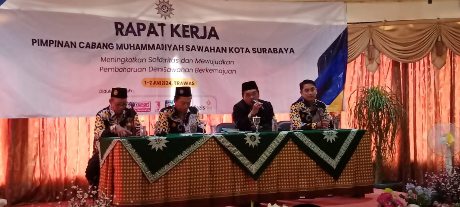 Buka Raker PCM Sawahan, Musa Abdullah Ungkap Filosofi Sapu Lidi